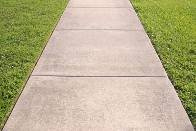 Decorative Concrete Walkway